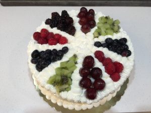 Grape Fresh Fruit Cake