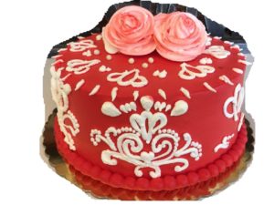 Rose-Valentine's Cake