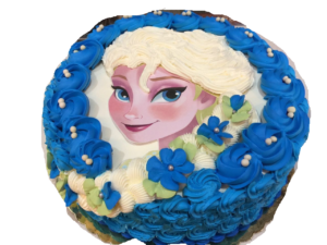 Girl Birthday Cake-Elsa
