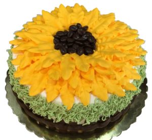 Sun Flower Custom Cake