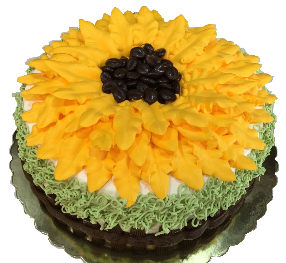 Sun Flower Custom Cake