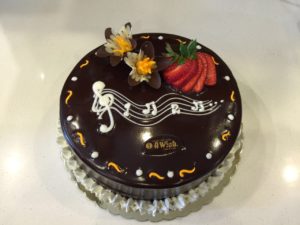 6" chocolate ganache cake